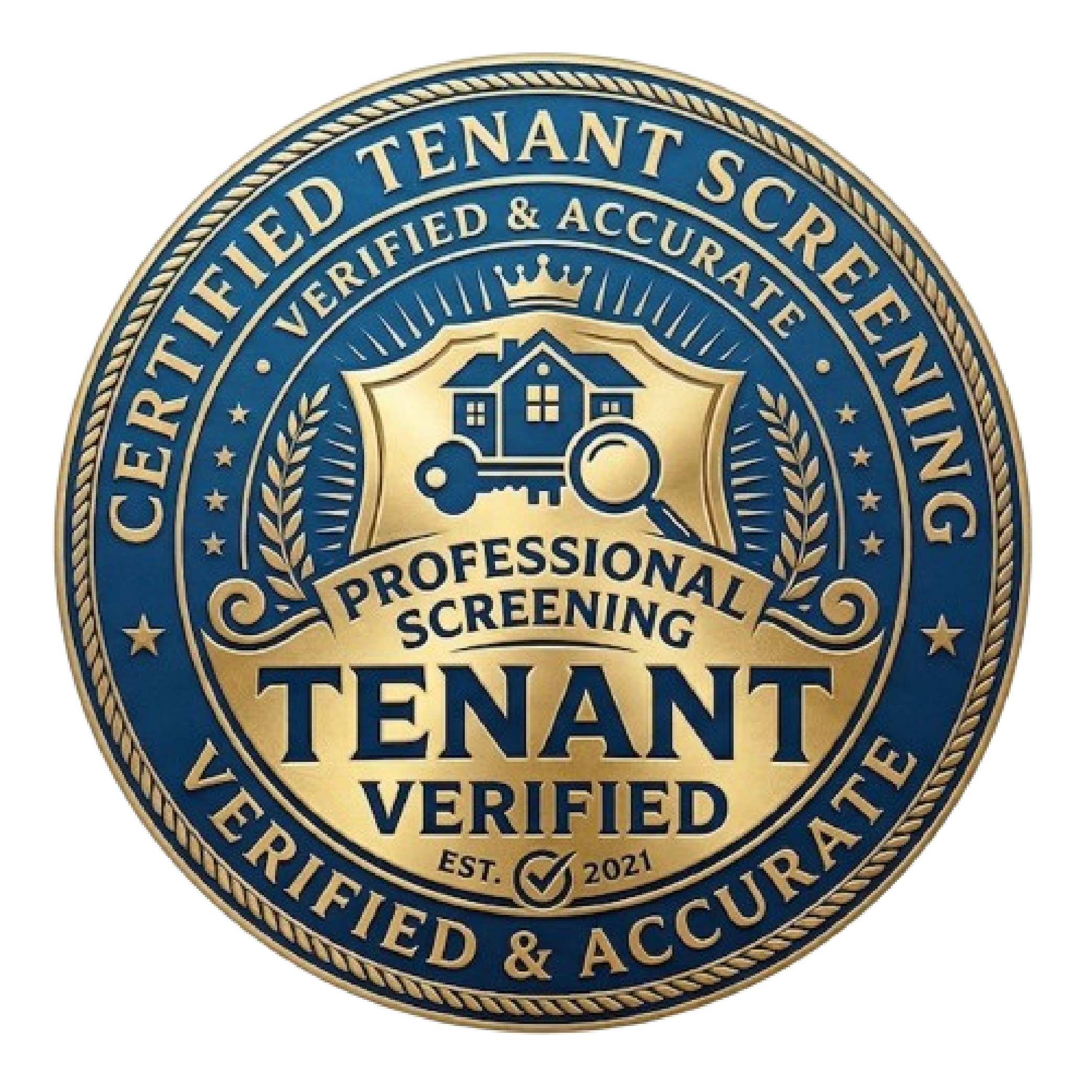 Clearwater certified tenant screening badge